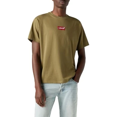 Abbildung von Levi&#039;s Vintage FIT Graphic TEE Tshirt print, Herren, Größe: XL, Batwing badge burnt olive