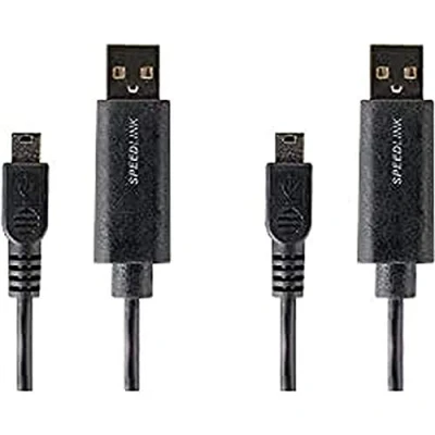 Abbildung von Speedlink Ladekabel für PS3 STREAM Play&amp;Charge Cable Set(Ladekabel Set das Gamepad gleichzeitiges Spielen und Aufladen des Controllers möglich auch als USB Datenkabel verwendbar)3m Kabellänge