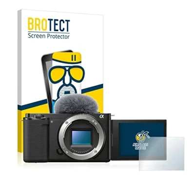 Abbildung von BROTECT Entspiegelungs Schutzglas für Sony Alpha ZV E10 Schutz Folie Panzerfolie Glas Matt [Extrem Kratzfest 9H, Anti Reflex, Fingerprint]