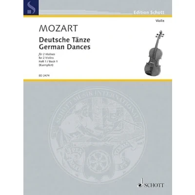 Abbildung von Deutsche Tänze: 2 Violinen (solistisch oder chorisch). (Edition Schott)