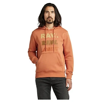 Abbildung von G STAR RAW Herren Triple RAW. Hoodie, Braun (autumn leaf D22318 A971 8847), M