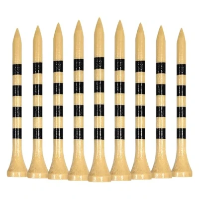 Abbildung von LIKOSO Bambus Golf Tees 100 Stück 70mm Lang Tee Zubehör