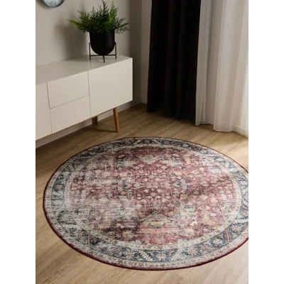 Abbildung von benuta Teppich George, rund, Höhe: 5 mm, Kunstfaser, Berber, Ethno Style, Wohnzimmer