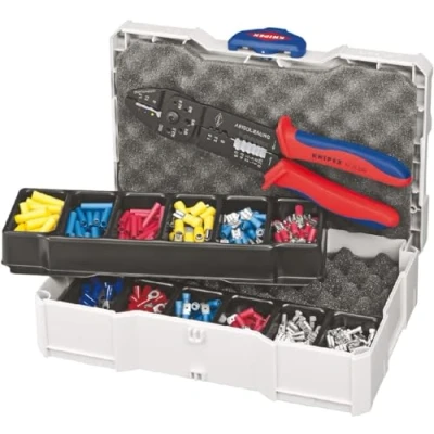 Abbildung von KNIPEX Crimp Sortiment für Kabelverbinder 13 teilig 265 mm 97 90 25