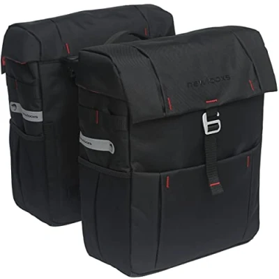 Abbildung von Doppelpacktasche New Looxs Vigo Double Racktime 37 Liter 31 X 40 15 Cm (2x) Schwarz