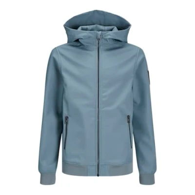 Abbildung von JACK&amp;JONES JUNIOR Jungen JJEBASIC Hood NOOS JNR Softshell Jacke, Goblin Blue, 152