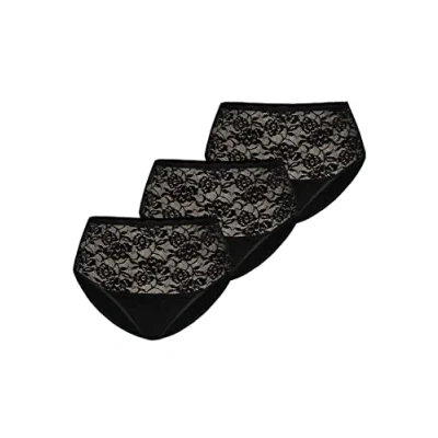 Abbildung von Teyli 3PACK Violetta Slip, Damen, Größe: 3XL, Black