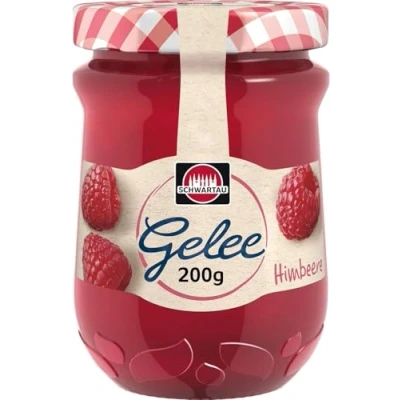 Abbildung von Schwartau Gelee nach Hausfrauenart Himbeere, 200 g