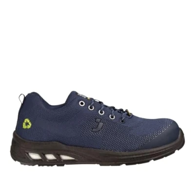 Abbildung von Safety Jogger Sicherheitshalbschuh ECOFITZ S1P LOW Sicherheitsschuh aus GRS recycelten Materialien hergestellt