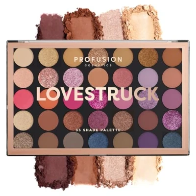 Abbildung von Profusion Cosmetics Lovestruck Lidschatten Palette für 35