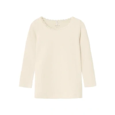 Abbildung von Name It Mädchen Nmfkab Ls Top Noos T Shirt 13198042,Summer Sand,116