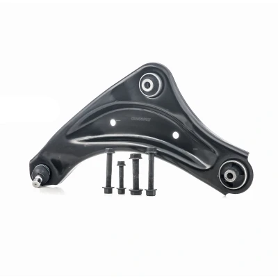 Abbildung von RIDEX 273C1022 Querlenker mit Lager Vorderachse links, unten Stahl 18 NISSAN: Leaf I, Juke, Pulsar Schrägheck