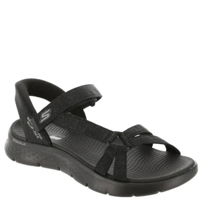 Abbildung von Skechers Keilsandalette, Damen, Größe: 42, Black Schuhe