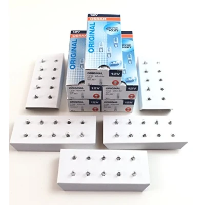 Abbildung von 50 x Osram Lampe 12V 1,2W W2x4.6d Glassockellampe W1,2W Innenbeleuchtung 2721