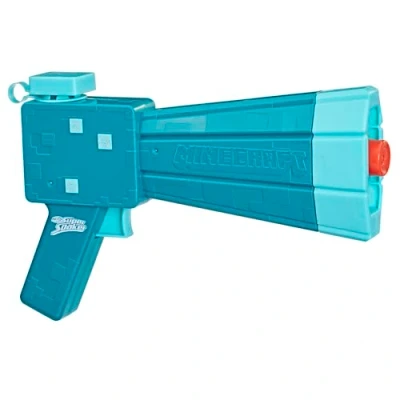 Abbildung von Nerf Minecraft Glow Squid, Soaker Wasserpistole, Blau, 8 Jahr(e), 1 Stück(e)