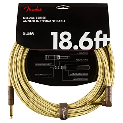 Abbildung von Fender Kabel Deluxe Series, 5,5m, tweed angled