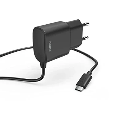 Abbildung von Hama Ladegerät mit USB C Anschluss, 12 W, 1,0 m, Schwarz Smartphone