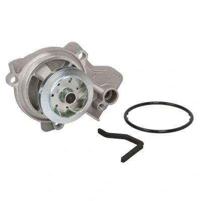 Abbildung von SKF VKPC 81815 1 Wasserpumpe mit Dichtungen ohne integrierten Abschaltkontakt, nicht schaltbare Metall VOLKSWAGEN: Polo V Schrägheck