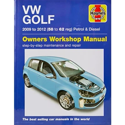 Abbildung von VW Golf Petrol and Diesel (09 12) 58 to 62