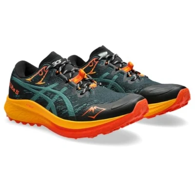 Abbildung von Asics FUJI LITE 5 Laufschuh Trail, Herren, Größe: 42, Saxon green/rainy lake Schuhe
