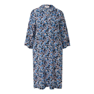 Abbildung von s.Oliver Blusenkleid aus Viskose Navy 42