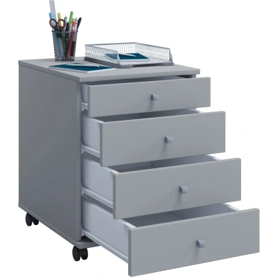 Abbildung von Rollcontainer Lona Maxi grau