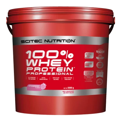 Abbildung von Scitec 100% Whey Professional Strawberry
