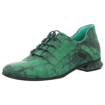 Abbildung von Simen Damen Schnürschuhe grün Gr. 38