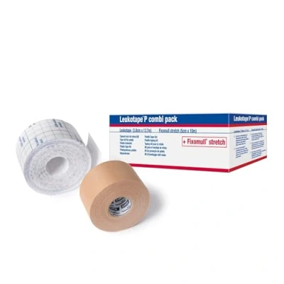 Abbildung von BSN Medical Leukotape P Combi Pack, Stretch Tape, and Foxomull Tape for Patella Taping, Knee Stability Support, Sports
