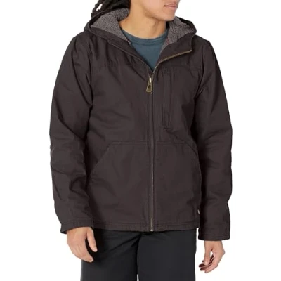 Abbildung von Dickies, Herren, Dickies Gefütterte Kapuzenjacke Sherpa, RINSED BLACK, XL