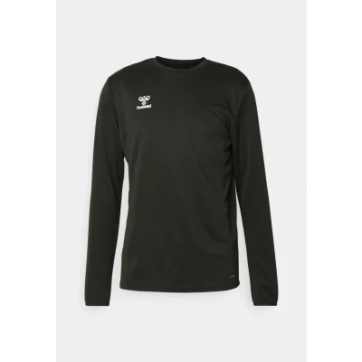 Abbildung von Hummel Hmlessential Langarmshirt, Herren, Größe: XXL, Black