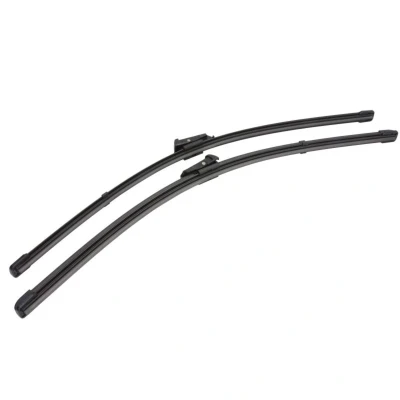 Abbildung von Scheibenwischer Valeo Silencio X.trm, Flat Blade Set 574384 vorne Rahmenlos Top Lock SKODA: Fabia 2 Schrägheck, Roomster Praktik