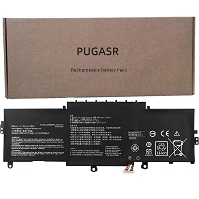Abbildung von PUGASR C31N1811 Laptop Akku Kompatibel mit ASUS ZenBook 14 UX433 UX433F UX433FA UX433FN BX433F BX433FN RX433F RX433FN RX433FA U4300F U4300FA U4300FN Deluxe13 A5090T 50Wh