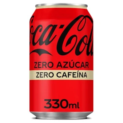 Abbildung von Refresco de Cola Coca Zero Sin Cafeína lata pack 8x33 cl