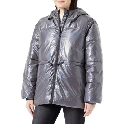 Abbildung von pieces Outdoorjacke Steppjacke metallic look Übergangsjacke PCJETTA