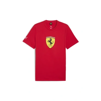 Abbildung von PUMA Scuderia Ferrari Sportswear ColouRot Shield Tee Men, Motorsport, Rosso Corsa, 4XL