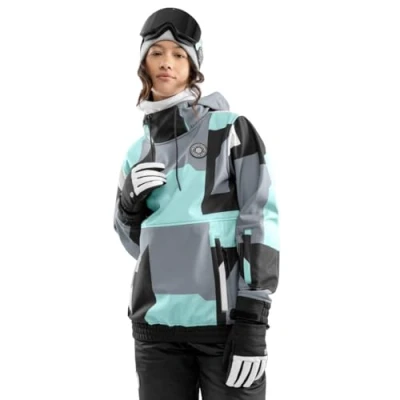 Abbildung von SIROKO Snowboardjacke für Damen W1 W Ushuaia XXL Türkis/Grau