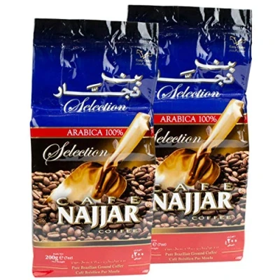 Abbildung von Najjar Arabischer Mokka Kaffee gemahlen im 2er Set á 200 g Packung
