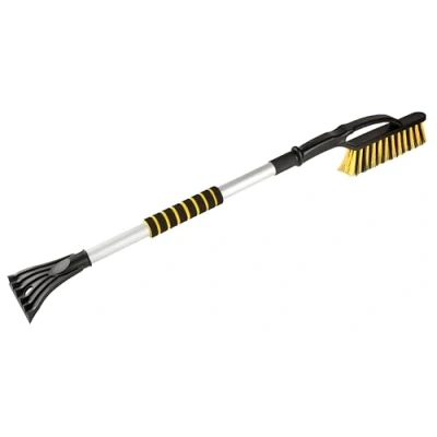 Abbildung von Walser Eiskratzer Auto, ausziehbarer Auto mit Besen, 3in1 Schneebesen Eiskratzer, Ice Breaker, Scheibenkratzer Teleskop Stange 88 115 cm