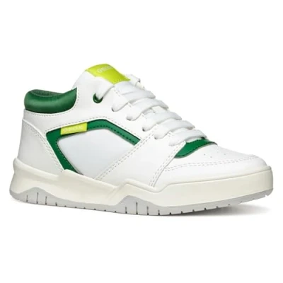 Abbildung von Geox Perth Sneaker low für Kinder, Größe: 35, White green Schuhe