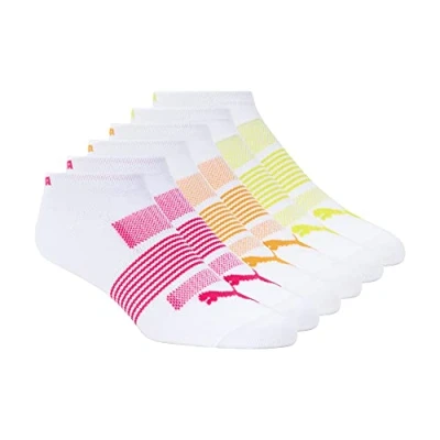 Abbildung von PUMA Damen 6er Pack Läufersocken, Weiß, 42 44.5 EU