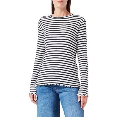 Abbildung von VILA Langarmshirt black, Damen, Größe: Medium, Black