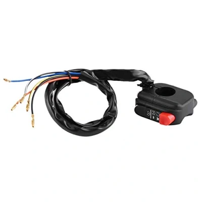 Abbildung von Keenso Motorrad Lenkerschalter, 7/8 Zoll Lenker Ein / Aus Starter Killschalter Universal für Motorräder, ATVS, Roller