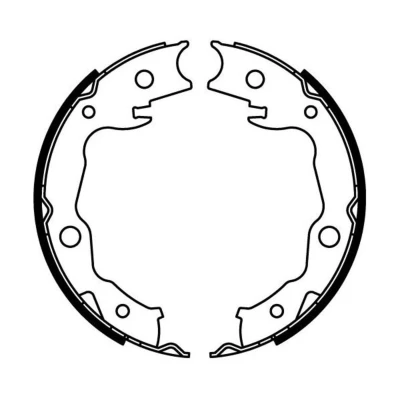 Abbildung von Bremsbackensatz, Feststellbremse ABE C01063ABE