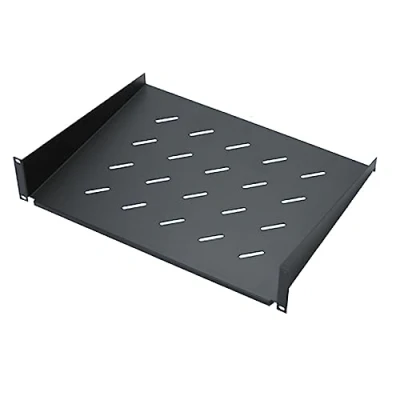 Abbildung von Netzwerkschrank, Serverschrank 19 Zoll Rack 6HE 9 HE 12HE 400 mm Tiefe Wandmontage Unmontiert Sicherheitsglastür Schwarz (Ablage/Fachboden)