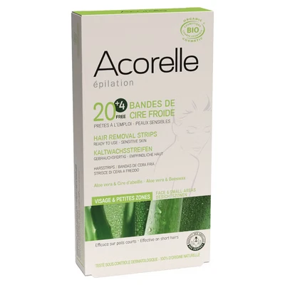 Abbildung von Acorelle Kaltwachsstreifen Gesicht 10x2 Stück