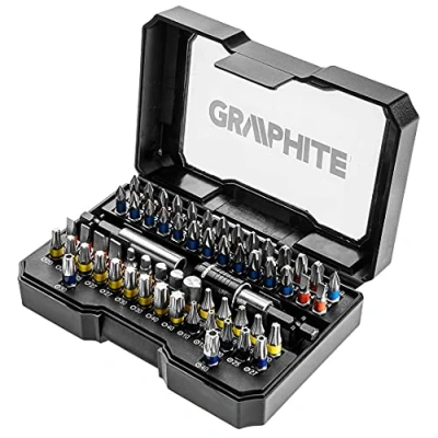 Abbildung von GRAPHITE 56H600 Schrauberbit Satz Kunststoffkassette 60