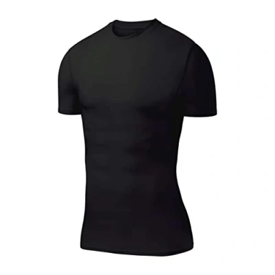 Abbildung von PowerLayer Herren Kompressionsshirt/Funktionsshirt Kurzarm Schwarz, XL