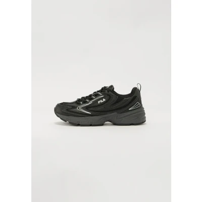 Abbildung von Fila Actix Sneaker low, Damen, Größe: 39, Black/silver Lederimitat/textil