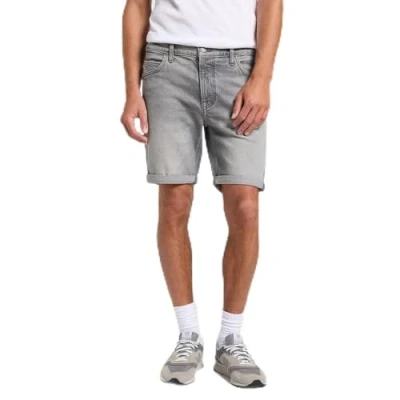 Abbildung von Lee Rider Short Jeans Shorts, Herren, Größe: 31, Grey denim